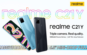 Realme C21Y is Coming to Pakistan Soon; 5000 mAh Battery and AI Triple Camera 