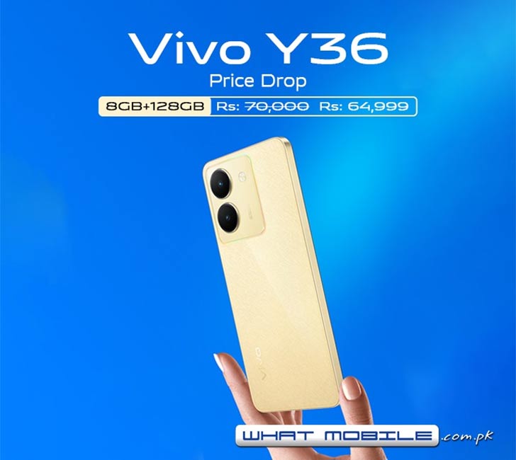 Vivo Y36 (8/128GB) Made More Affordable with a Price Cut; PKR 5,000  Discount on Retail - WhatMobile news