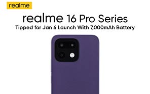 Realme 16 Pro Series Hits a Major Leak; Confirms Launch Date and Battery Specs