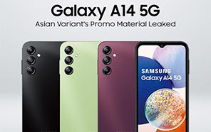 Samsung Galaxy A14 5G's Asian Variant Surfaces Before Launch; Promo Material Leaks 