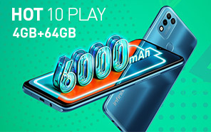 Infinix Hot 10 Play 4GB/64GB Due This Month for Pakistan; 6000 mAh Battery and Fingerprint Security 