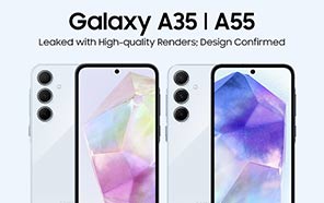 Samsung Galaxy A35 and A55 Leaked with High-quality Renders; Expect Key Island Design 
