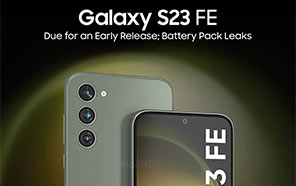 Samsung Galaxy S23 FE is Due for an Early Release; Battery-pack Image leaks with a Hint 
