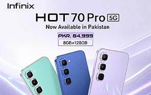 Infinix Hot 70 Pro 5G Lands in Pakistan with Color-Changing Back & Dot Matrix Display