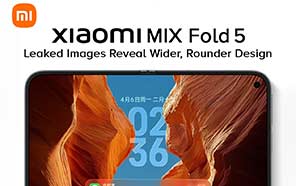 Xiaomi Mix Fold 5 Leaked Images Show Wider Design with Rounded Corners 