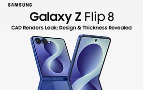 Samsung Galaxy Z Flip 8 Shows Up in CAD Renders; Design and Thickness Revealed  
