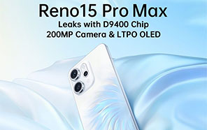 Oppo Reno 15 Pro Max Found in a Leak with D9400 Chip, 200MP Camera & LTPO OLED
