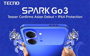 Tecno Spark Go 3 Confirms Launch Date via Teaser; Reveals IP64 & Drop Protection 
