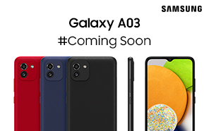 Samsung Galaxy A03 Debuts with Entry-level Specs and an Ultra-Budget Price 