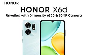 Honor X6d Launches with Familiar Design and Specs; Dimensity 6300 & 50MP Camera