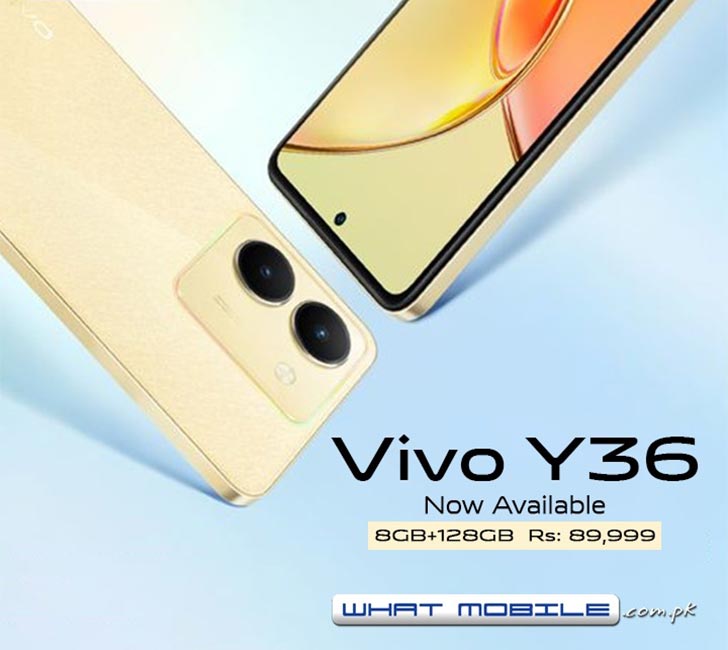 Vivo Y36 Price in Pakistan 2024