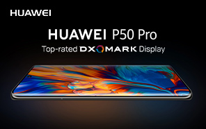 Huawei P50 Pro Also Tops DxOMark Display Rankings, Outperforming Samsung Galaxy S21 Ultra 