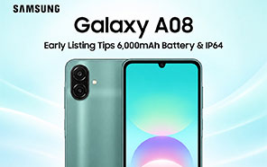 Samsung Galaxy A08 Early Listing Reveals 6,000mAh Battery and 50MP Camera