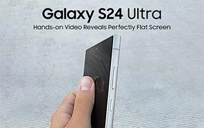 Samsung Galaxy S24 Ultra Revealed in a Short Hands-On Video; Flat Screen Design Confirmed 