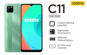 Realme C11 Launch in Pakistan Imminent; Listed on Online retailer's website with Rs. 16,999 Price Tag 