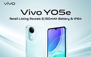 Vivo Y05e Retailer Listing Appears Ahead of Launch with 5150mAh Battery, IP64 Rating 