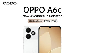 Oppo A6c Lands in Pakistan with 7000mAh Battery, Claiming 3 Day Backup Per Charge