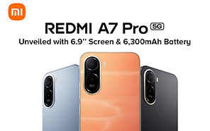 Xiaomi Redmi A7 Pro 5G Unveiled with Long Software Support and 6,300mAh Battery