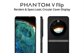 Tecno Phantom V Flip 5G Leaked with Renders and Specs; Circular Cover-display 