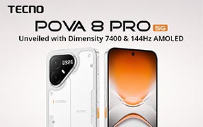 Tecno Pova 8 Pro Unveiled with Dimensity 7400, 6500mAh Battery, and 144Hz AMOLED