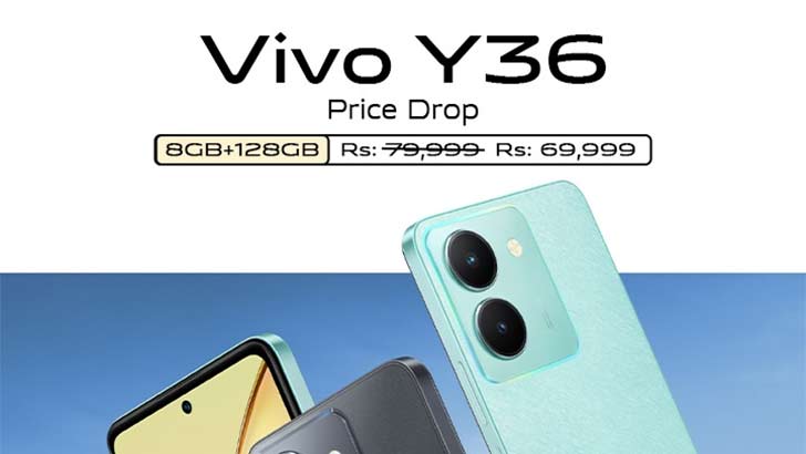 Vivo Y36 8/128GB Gets More Affordable in Pakistan; Massive Price Cut of ...