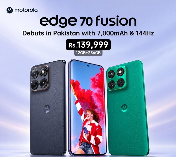 Motorola Edge 70 Fusion launches in Pakistan