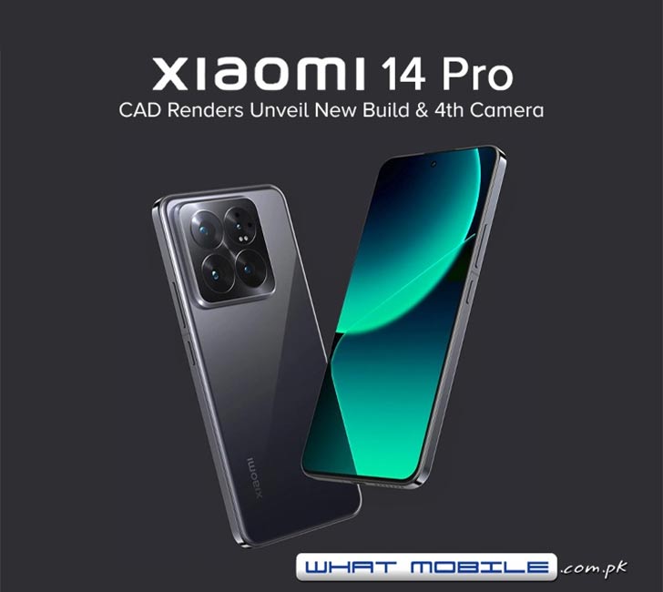 Xiaomi 14 Pro Design and Specs Reported; CAD Renders Unveil New