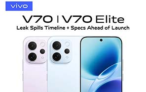 Vivo V70 & V70 Elite on Their Way to Launch; Timeframe and Key Specs Leaked 