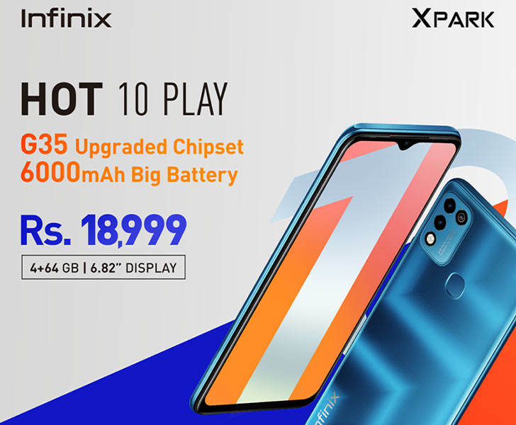 Infinix Hot 10 Play 4GB/64GB Edition Launches in Pakistan with