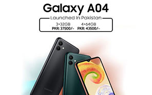 Samsung Unveils Galaxy A04 in Pakistan; Helio P35 SoC, 50MP Camera-duo, & 5000mAh Battery 