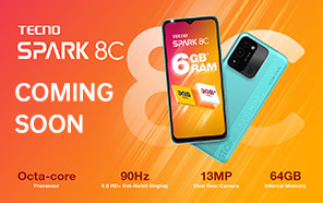 Tecno Spark 8C Launching in Pakistan Next Week; Value Features for Entry-level Price