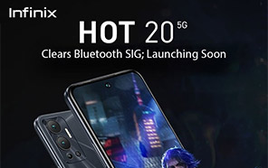 Infinix Hot 20 5G Bags Bluetooth SIG Certification; Launch is Not Far 