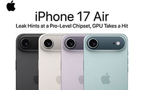 iPhone 17 Air Chipset Details Emerge; Nearly Pro-tier with Reduced Graphics
