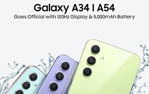 Samsung Galaxy A54 and A34 Roll Out; Unleashed with Mighty SoCs and 120Hz AMOLED Screens    