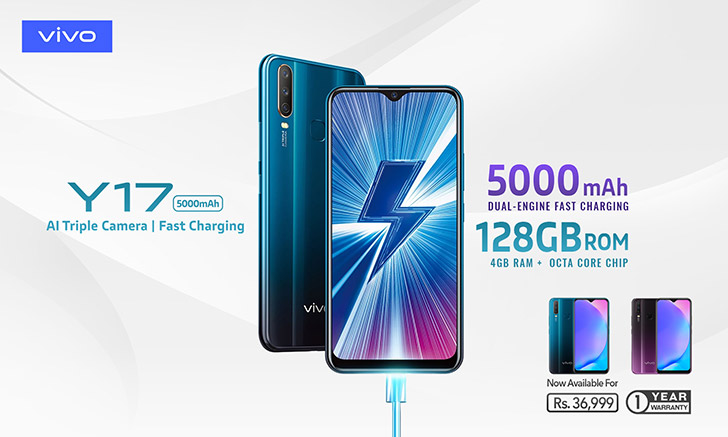 Top Key Features Of Recently Launched Vivo Y17 Along With Specs