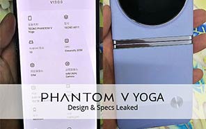 Tecno Phantom V Yoga Will be the Brand's next Foldable Device; Leaked With IRL Shots and Specs 