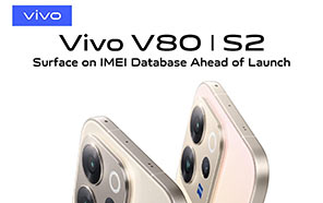 Vivo S2 Gets Listed on IMEI Database Ahead of Launch, Vivo V80 Tags Along