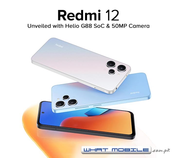 Xiaomi Redmi 12 Sky Blue / 4+128GB / 6.79 AMOLED 90Hz Full HD+