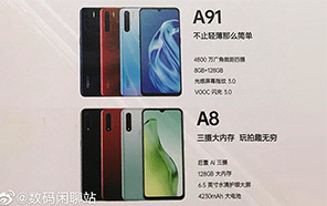 OPPO A8 and OPPO A91 Launching Soon: Leaked Promotional Poster reveals the Design and Spec Details 