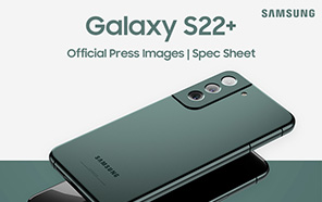 New Samsung Galaxy S22+ Leak Shows its Official Press Images and Spec Sheet 
