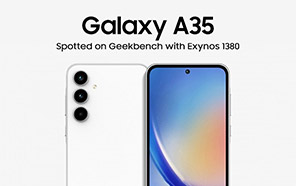 Samsung Galaxy A35 Spotted on Geekbench; Reveals Exynos 1380 Chip & 6GB RAM 