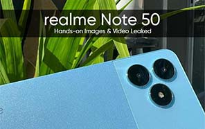 Realme Note 50 Takes the Spotlight with Leaked Hands-On Images and Unboxing Video 