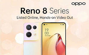 OPPO Reno 8 Series Featured on the Official Online Store Before Launch; Hands-on Video Out