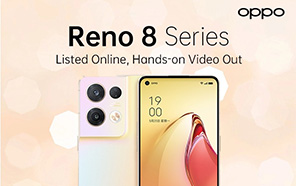 OPPO Reno 8 Series Featured on the Official Online Store Before Launch; Hands-on Video Out 