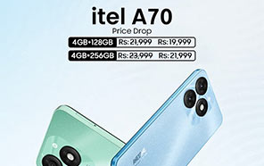 iTel A70 Prices Cut Down in Pakistan by Rs 2,000 for Both 128GB & 256GB Options 