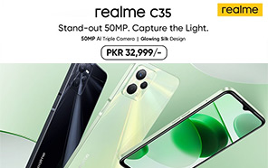 Realme C35 Launched in Pakistan; 50MP Camera and 5,000mAh Battery with 18W Fast Charging