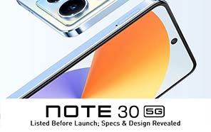 Infinix Note 30 5G Listed on an E-store Before Launch; Key Specs and Design Revealed  