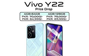 Vivo Y22 64GB and 128GB Variants Receive Massive Price Cuts in Pakistan; Here's a Full Report 