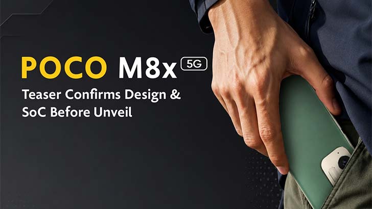 Xiaomi Poco M8x Teased for Official Launch This Week; Confirms Design and SoC