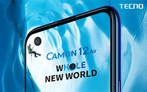 TECNO Camon 12 Air with a Punch-Hole display & Big memory will be unveiled in Pakistan on October 21st. 